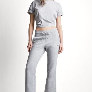 METALLIC BUBBLE LOGO FLARE PANT