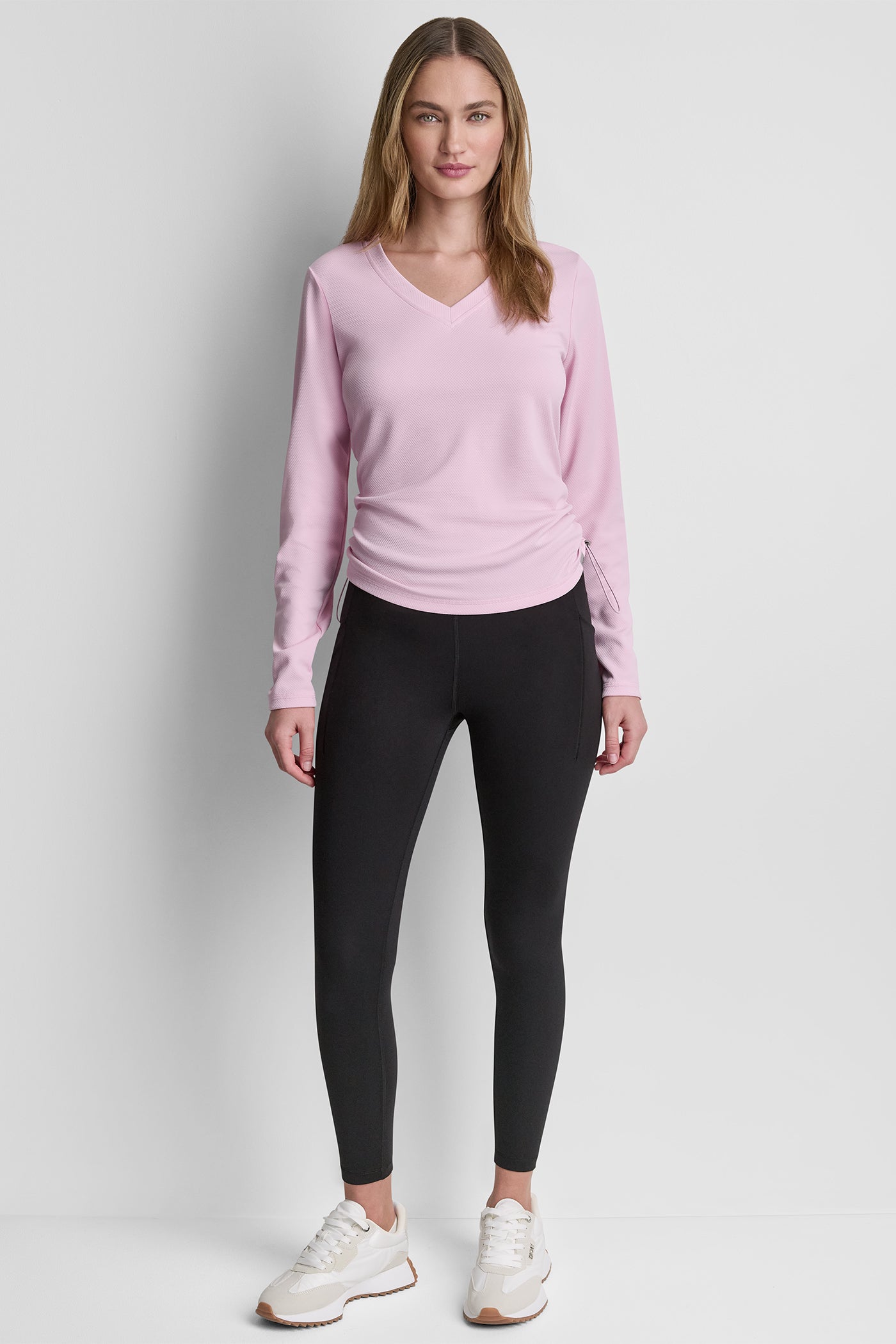 LONG SLEEVE V-NECK TECH TEE - Image 5