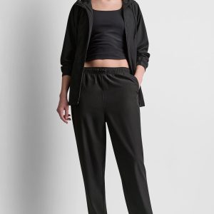 HIGH-RISE TAPERED STRAIGHT LEG PANT