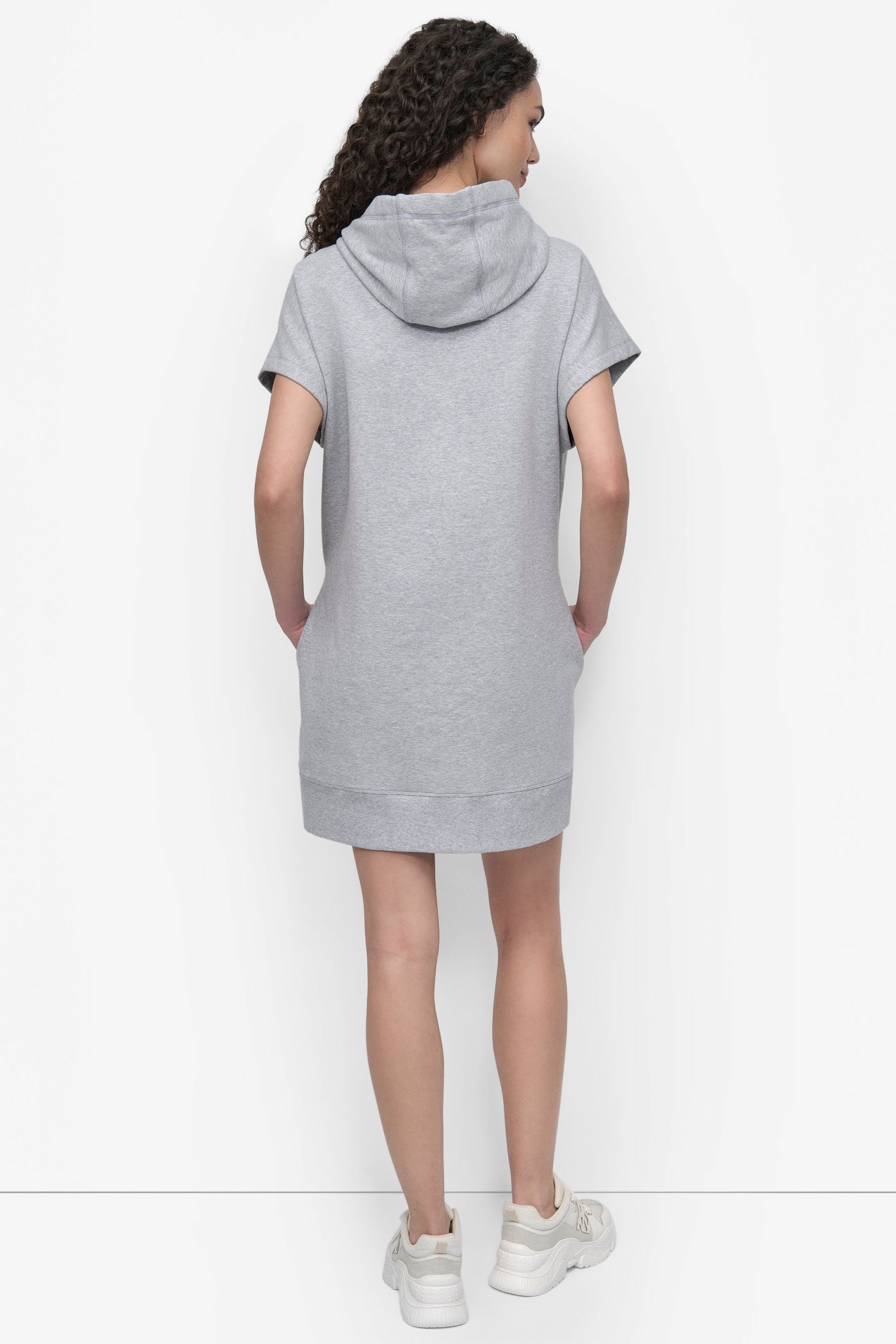 TWO TONE LOGO DRAWCORD SNEAKER DRESS - Image 3