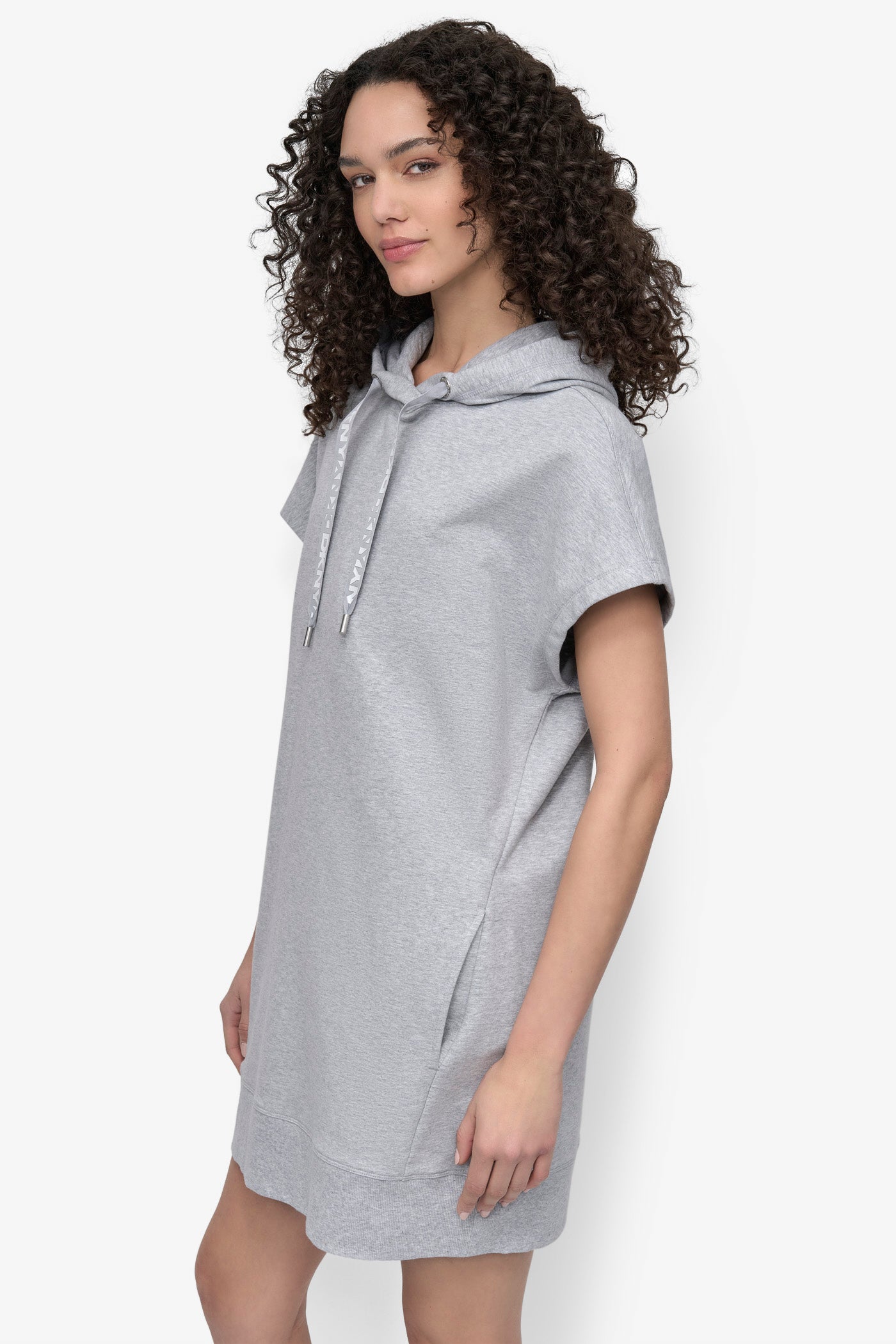 TWO TONE LOGO DRAWCORD SNEAKER DRESS - Image 5