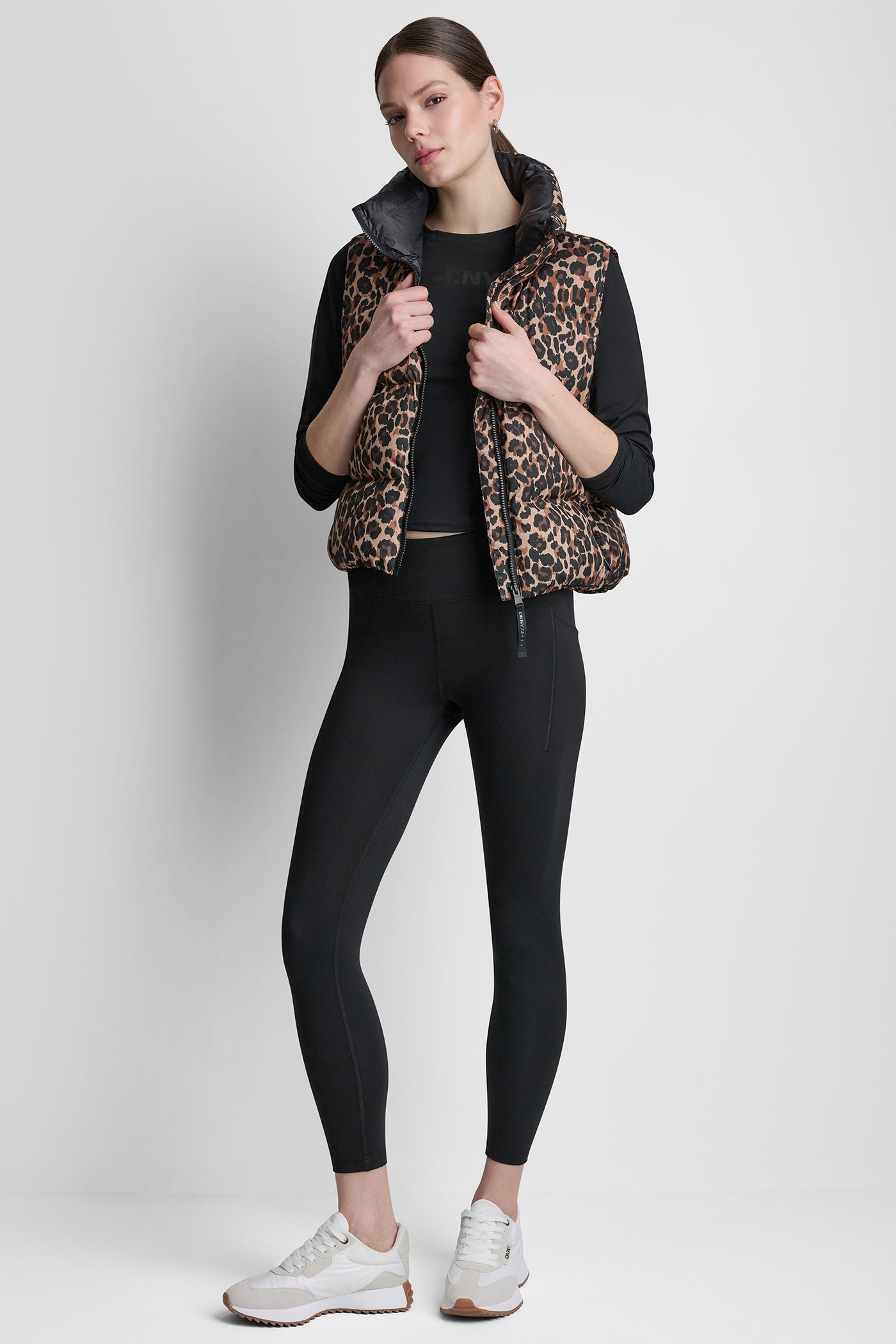 PRINTED MOCK NECK VEST - Image 10