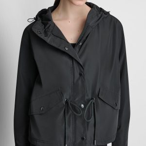 HIGH-LOW CROPPED JACKET