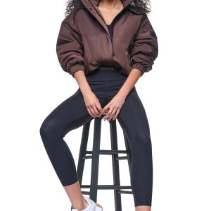 OVERSIZED LOGO HOODED JACKET