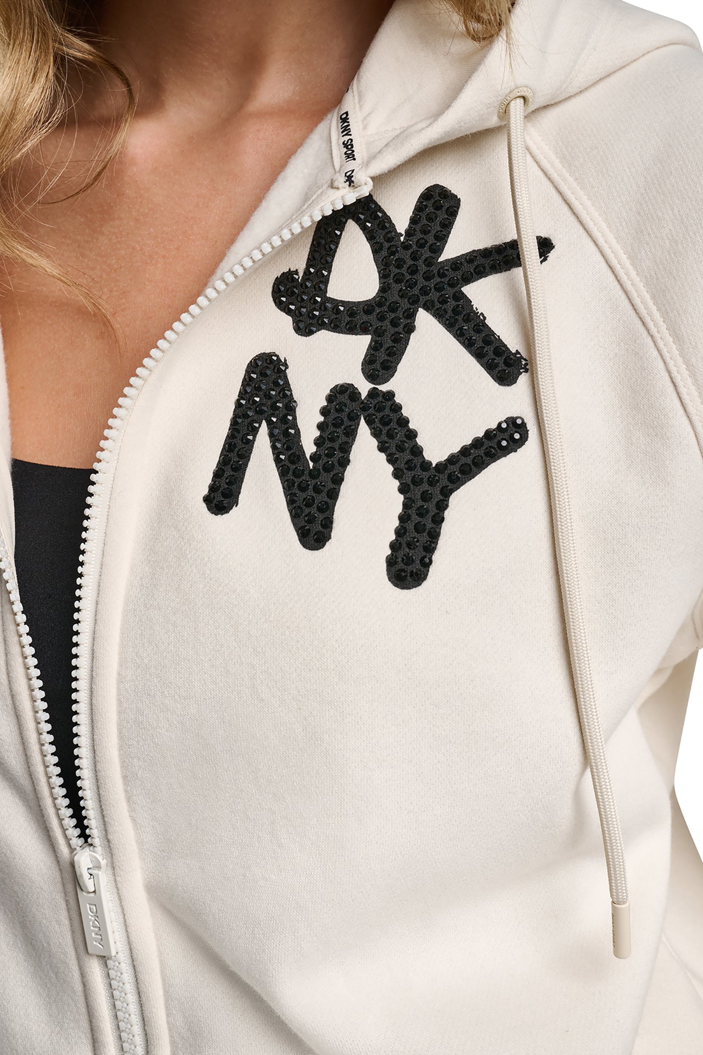 GRAFFITI RHINESTONE FULL-ZIP HOODIE - Image 7