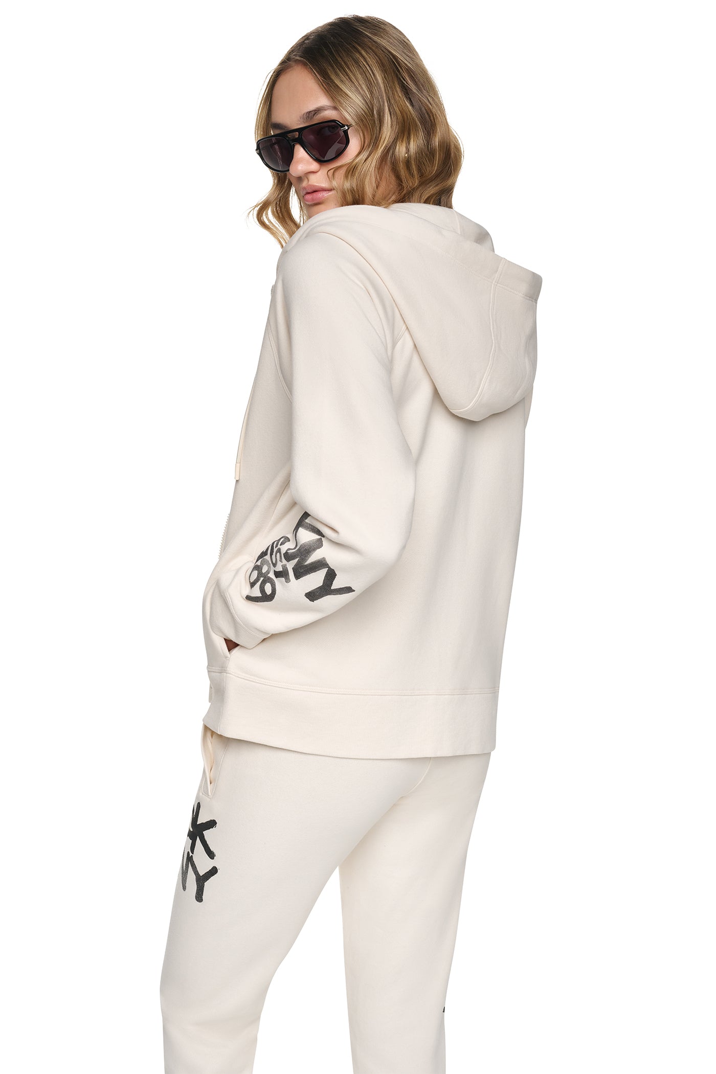 GRAFFITI RHINESTONE FULL-ZIP HOODIE - Image 5