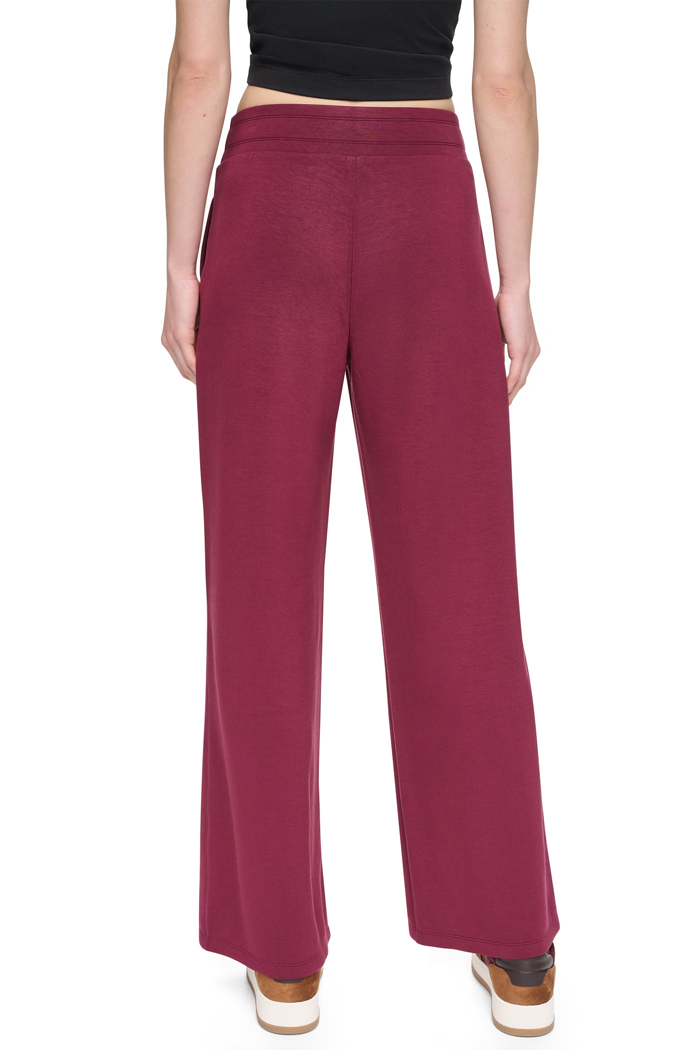HIGH-RISE PINTUCKED WIDE-LEG PANT - Image 3