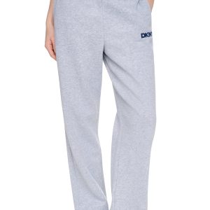 HIGH RISE FLOCKED LOGO RELAXED PANT