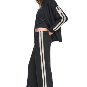 HIGH-RISE STRAIGHT LEG TRACK PANT