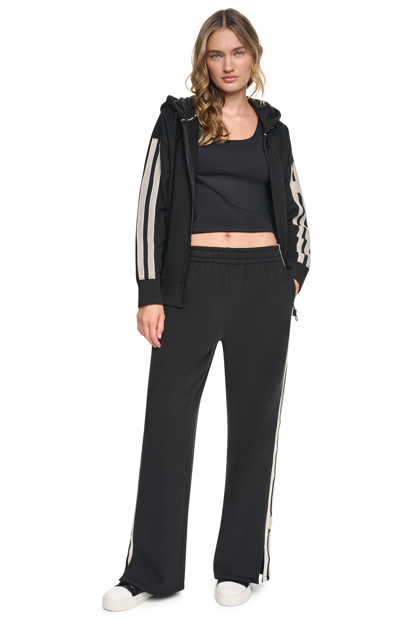 HIGH-RISE STRAIGHT LEG TRACK PANT - Image 5