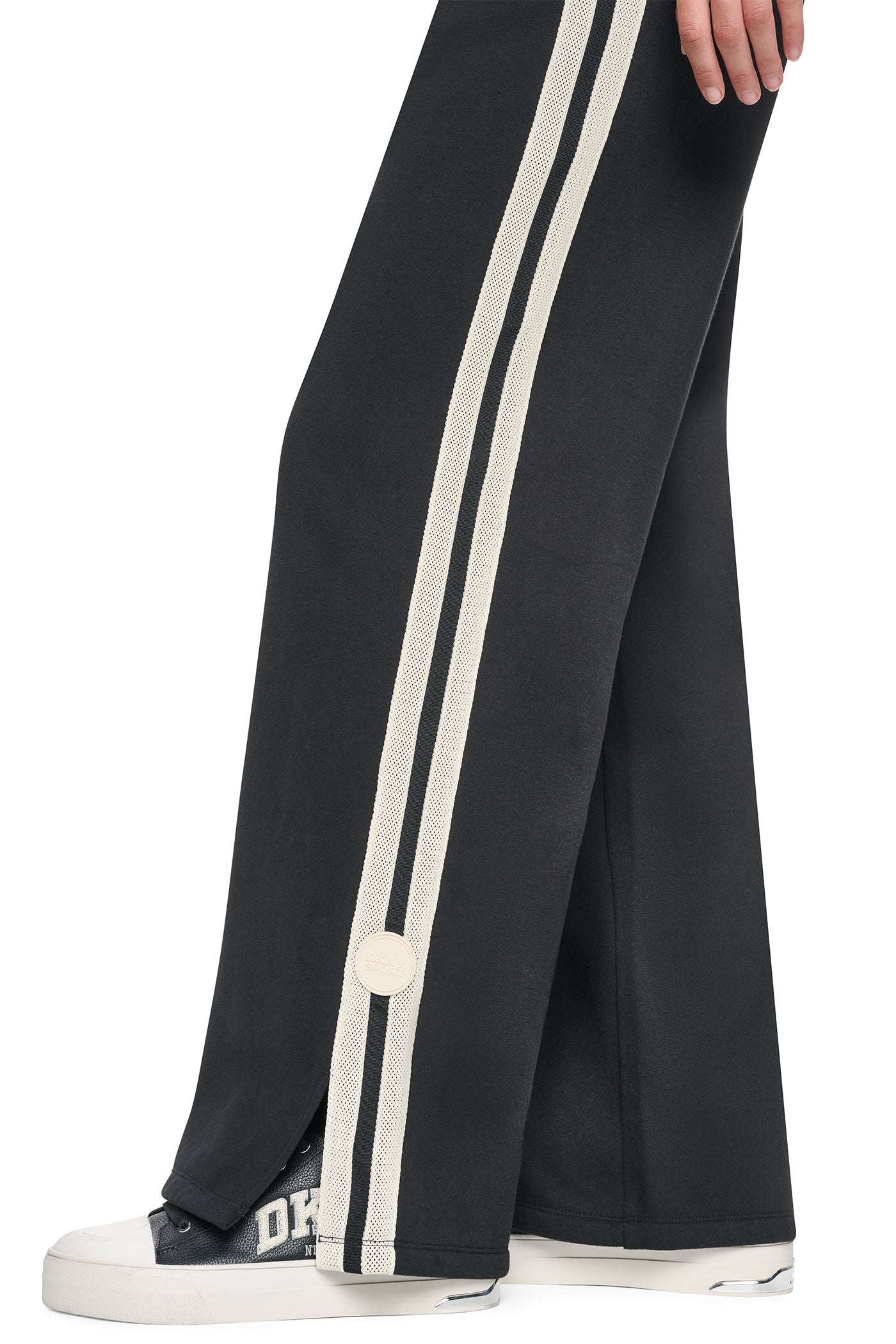 HIGH-RISE STRAIGHT LEG TRACK PANT - Image 6