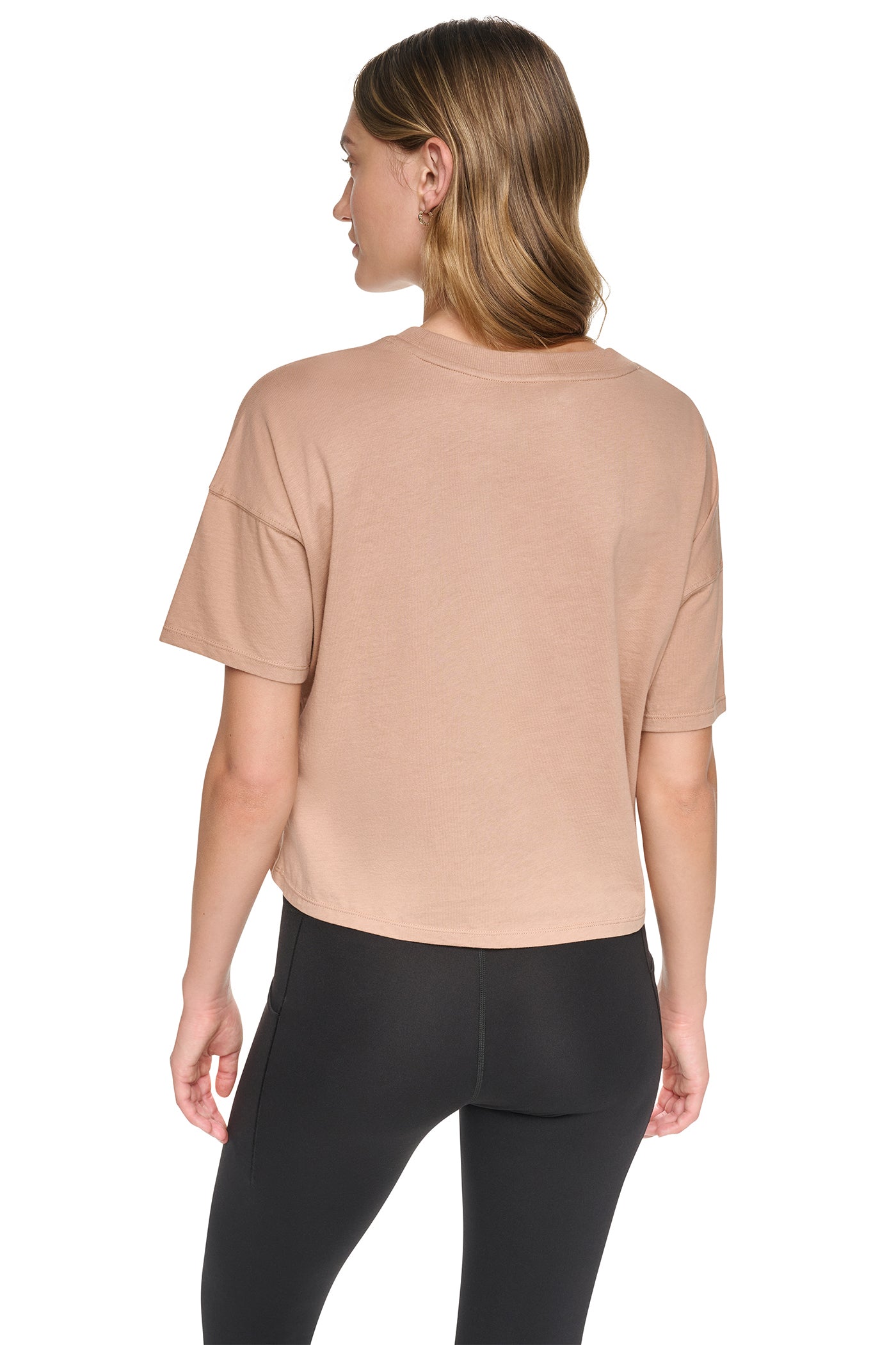 CROPPED CRYSTAL STACKED LOGO TEE - Image 3