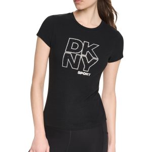 CRYSTAL METALLIC LOGO BABY TEE