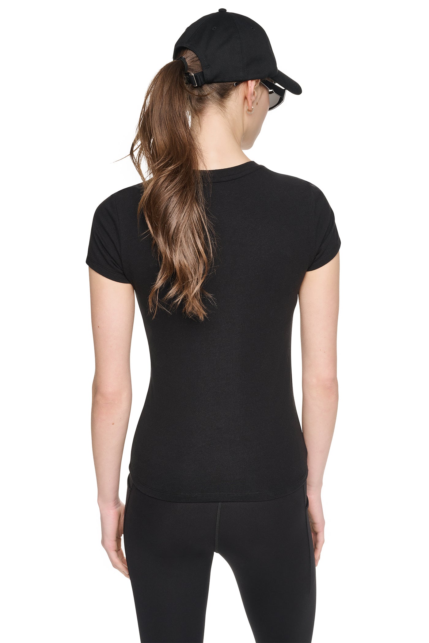 CRYSTAL METALLIC LOGO BABY TEE - Image 3