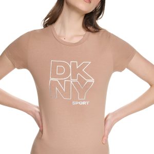 CRYSTAL METALLIC LOGO BABY TEE