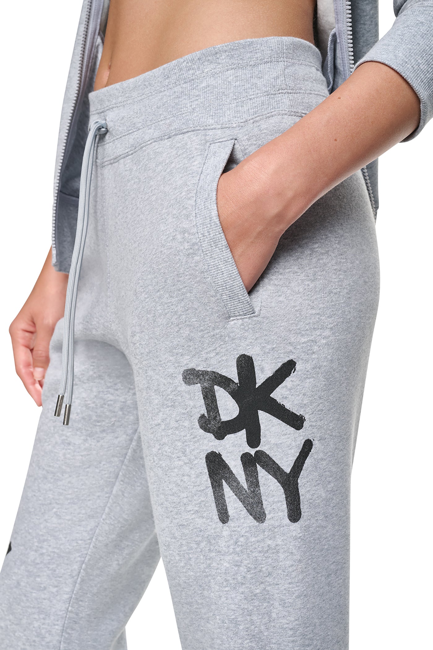 MID-RISE GRAFFITI RHINESTONE LOGO JOGGER - Image 4