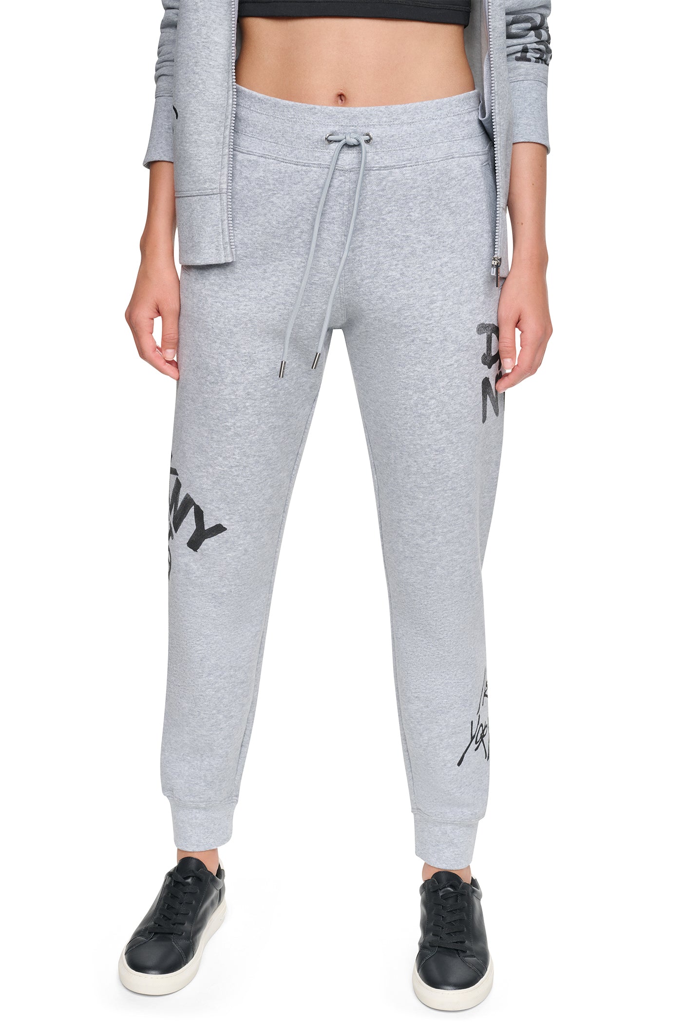 MID-RISE GRAFFITI RHINESTONE LOGO JOGGER - Image 2