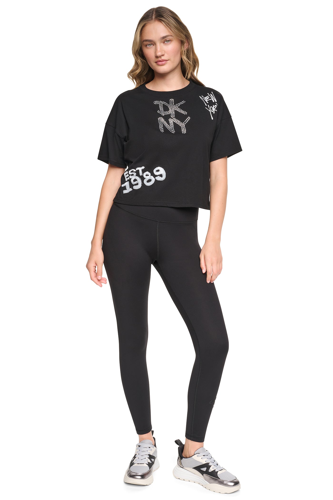 GRAFFITI RHINESTONE LOGO TEE - Image 2