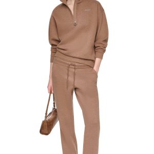METALLIC BUBBLE 1/4 ZIP PULLOVER