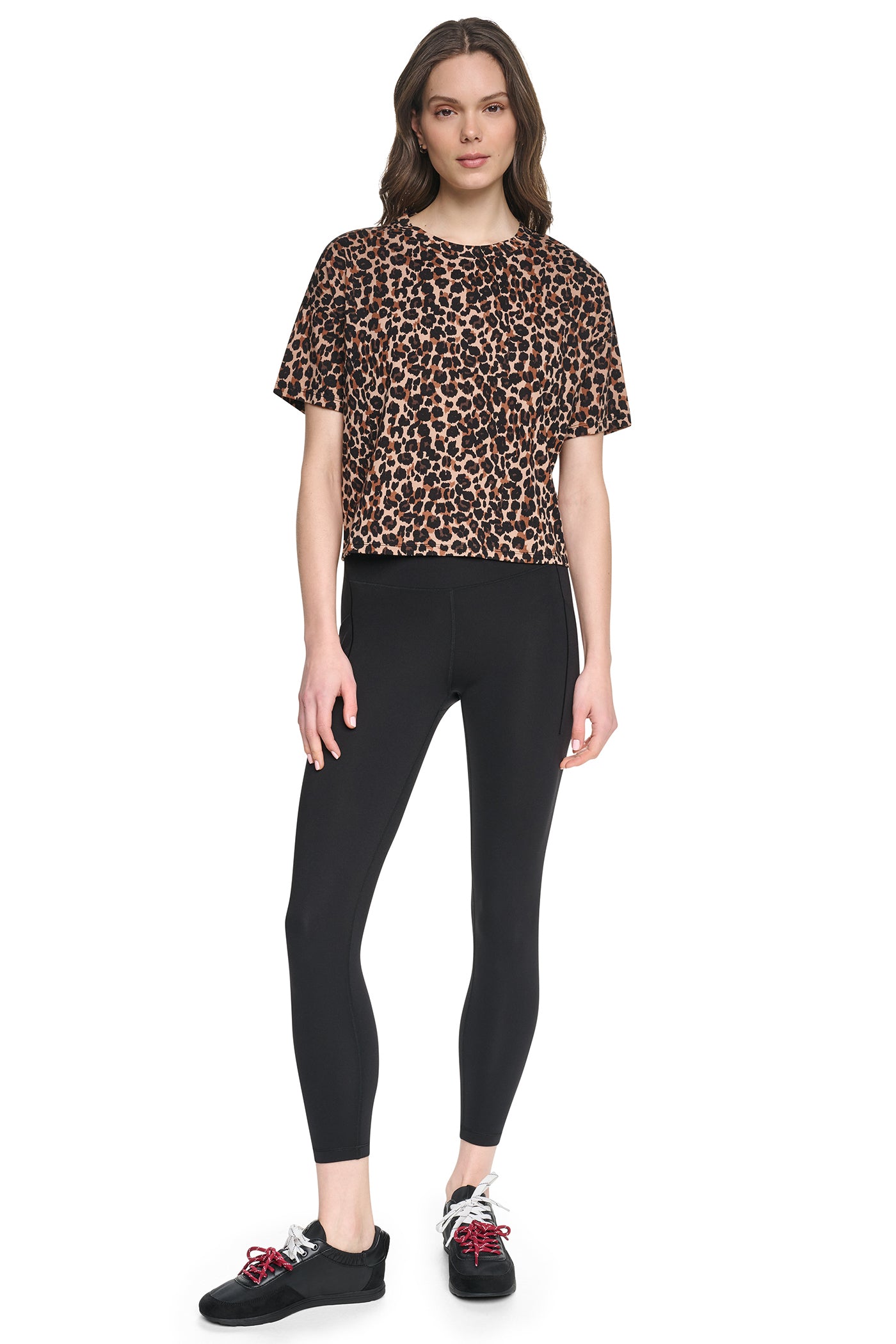 CROPPED ANIMAL PRINT TEE - Image 5