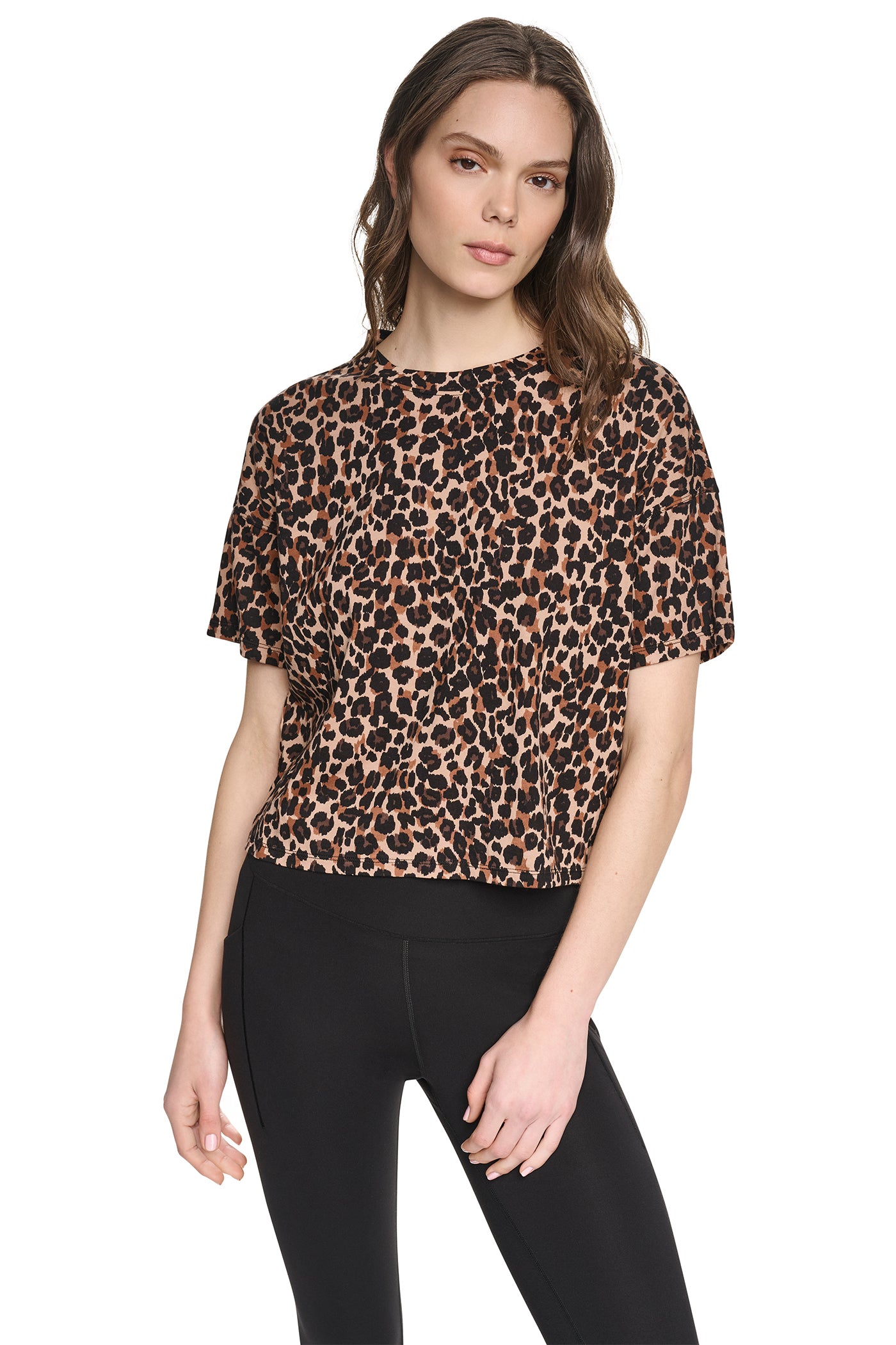 CROPPED ANIMAL PRINT TEE - Image 6