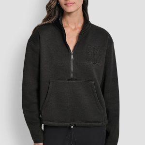 HALF ZIP LOGO PULLOVER