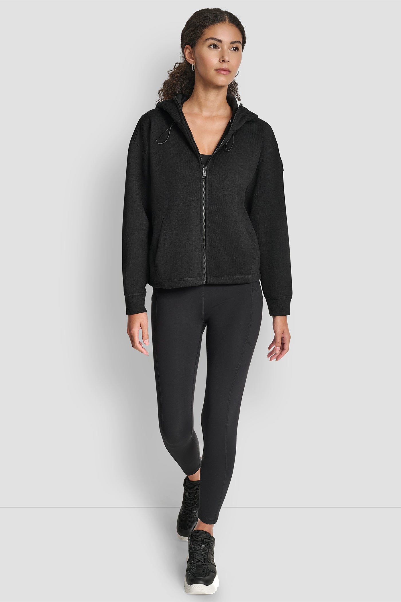FULL ZIP HOODIE WITH BUNGEES - Image 2