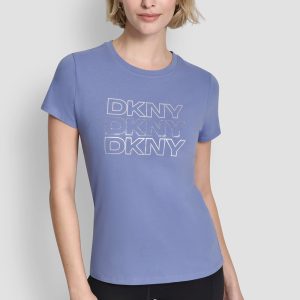 TRIPLE RHINESTONE FOIL LOGO TEE