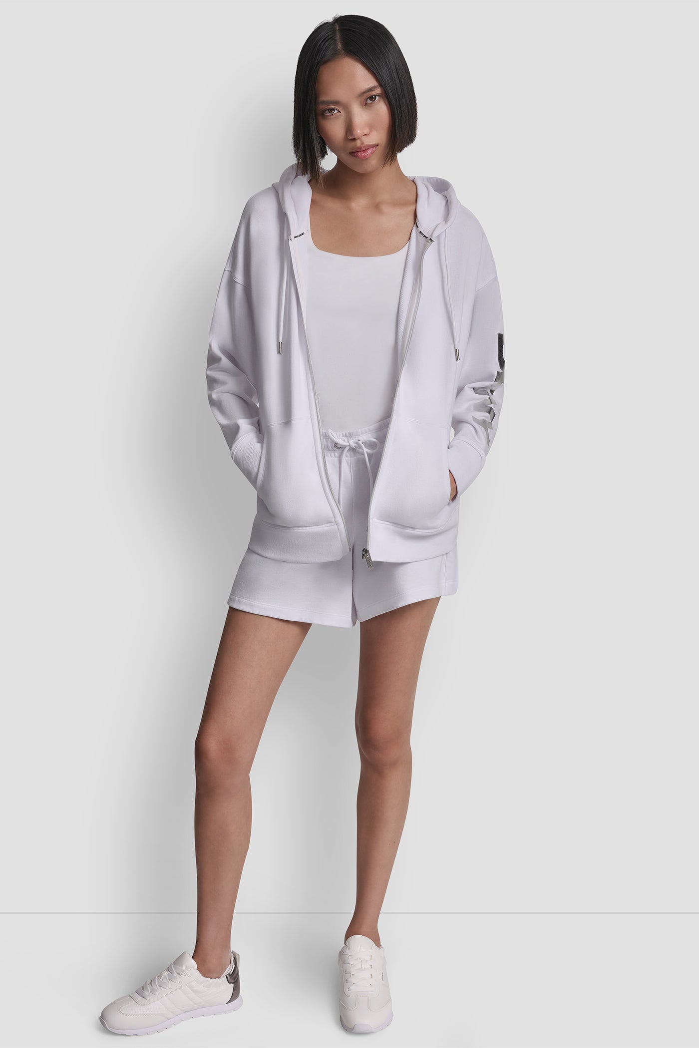FOIL LOGO FULL-ZIP HOODIE - Image 2