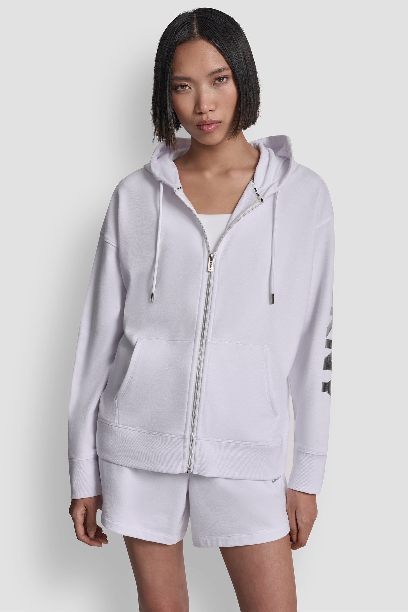 FOIL LOGO FULL-ZIP HOODIE - Image 5