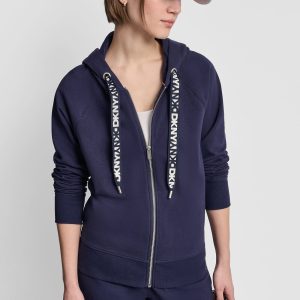 TWO-TONE LOGO DRAWSTRING HOODIE