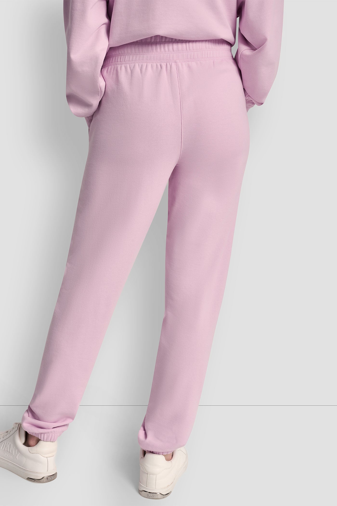 COTTON-BLEND TERRY HIGH-RISE LOGO RELAXED JOGGER - Image 3