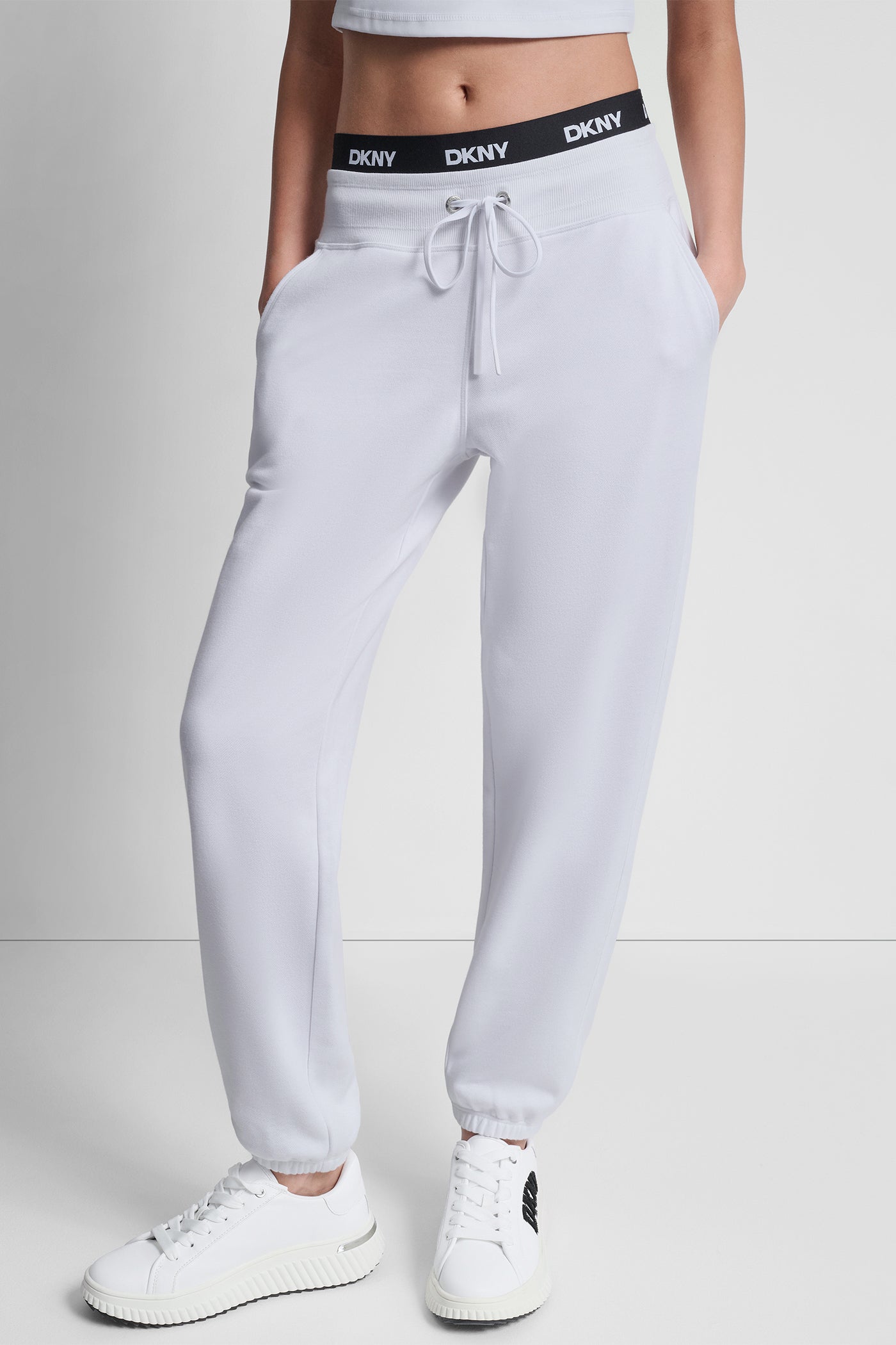 HIGH-RISE LOGO WAIST SLIM JOGGER - Image 2