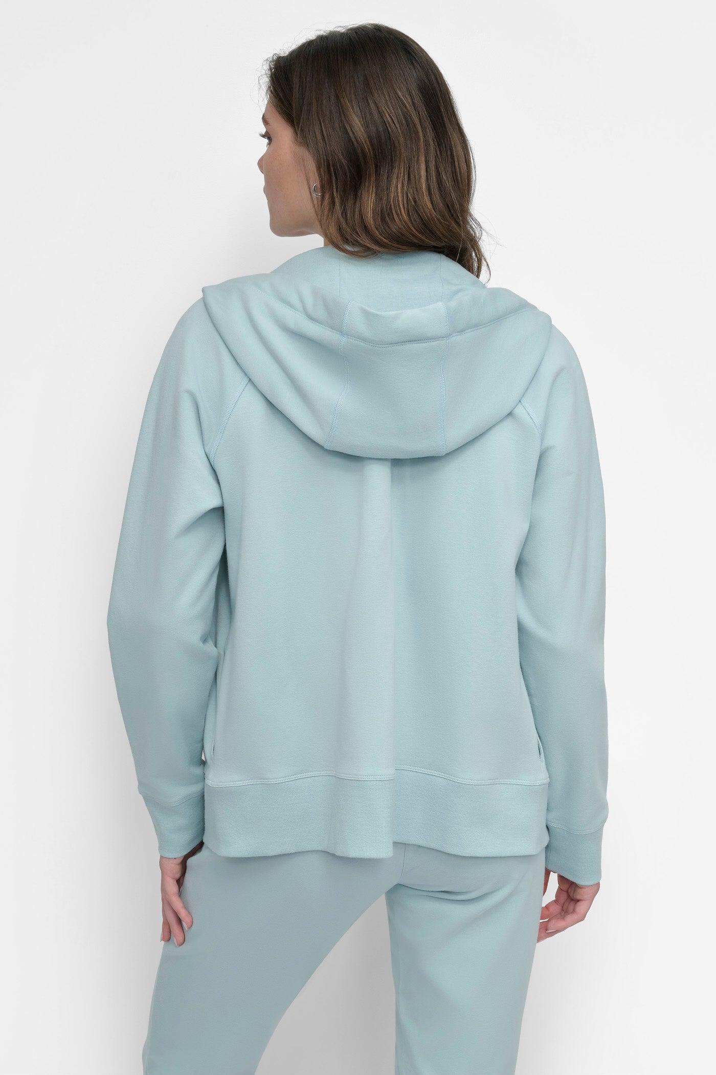 TWO-TONE LOGO DRAWSTRING HOODIE - Image 3