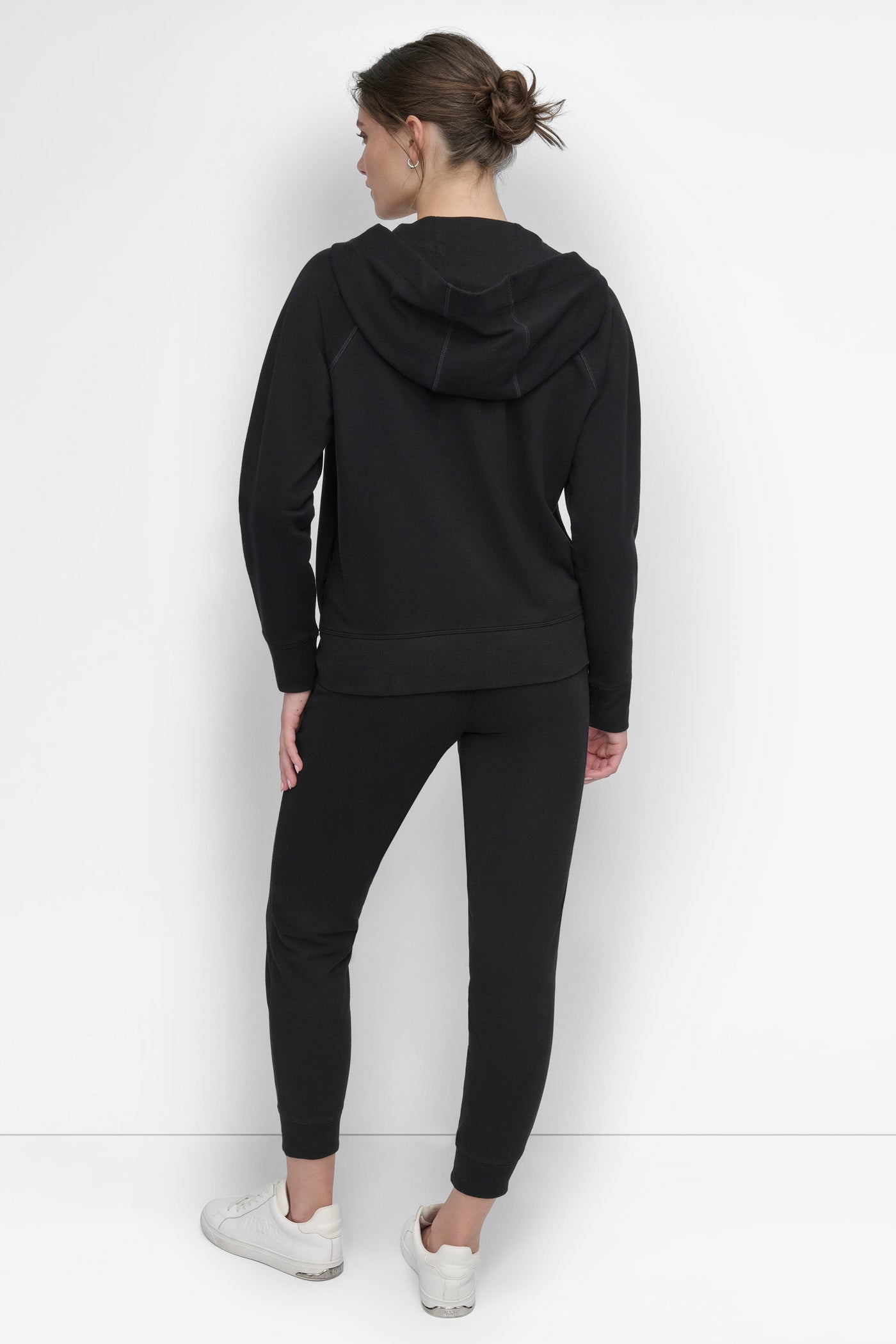 TWO-TONE LOGO DRAWSTRING HOODIE - Image 7