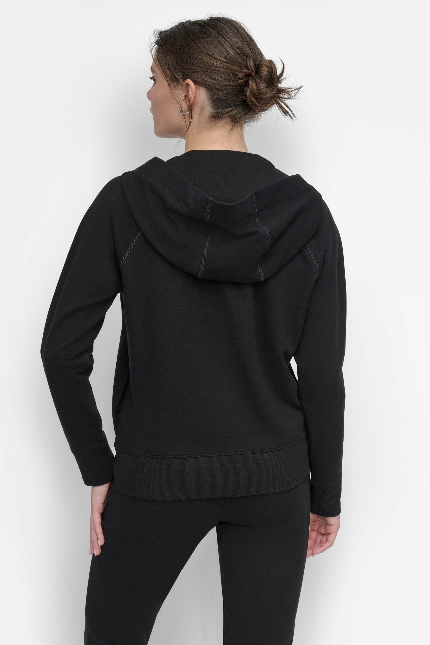 TWO-TONE LOGO DRAWSTRING HOODIE - Image 3