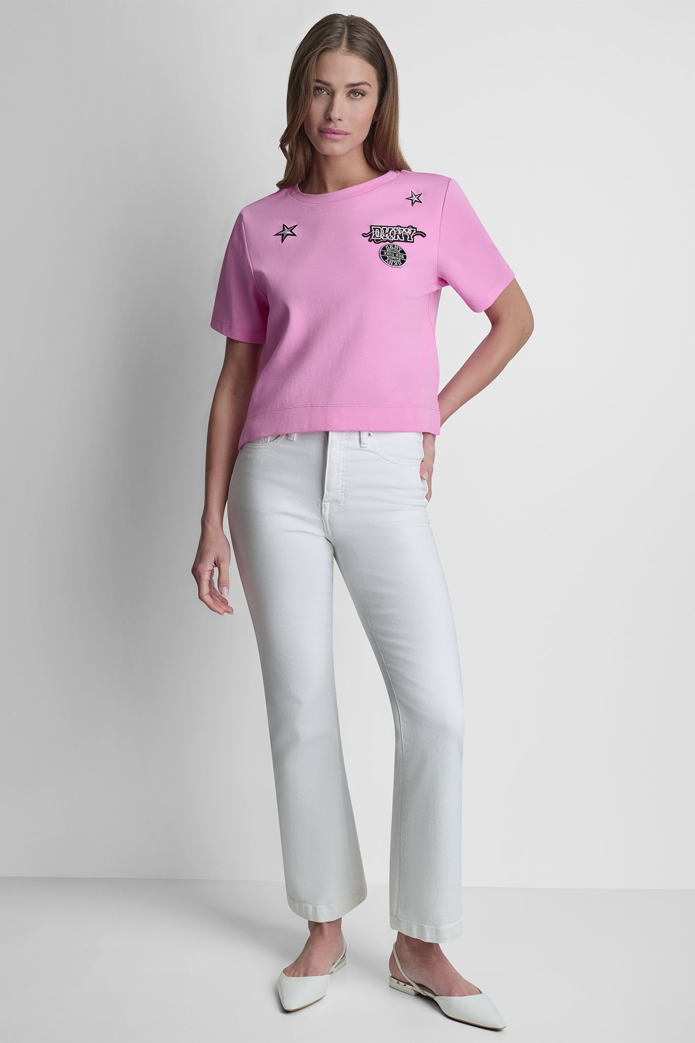 COTTON SHORT SLEEVE LOGO TOP - Image 7
