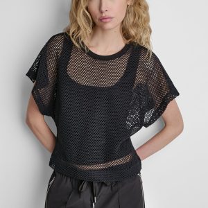MESH LOGO TEE