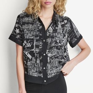 PRINTED CAMP SHIRT