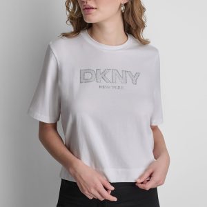 CRYSTAL BORDER LOGO GRAPHIC TEE