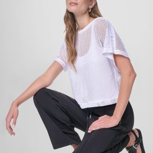MESH LOGO TEE
