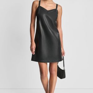 SLEEVELESS A-LINE MINI DRESS