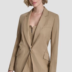 ZIG ZAG STITCH BLAZER