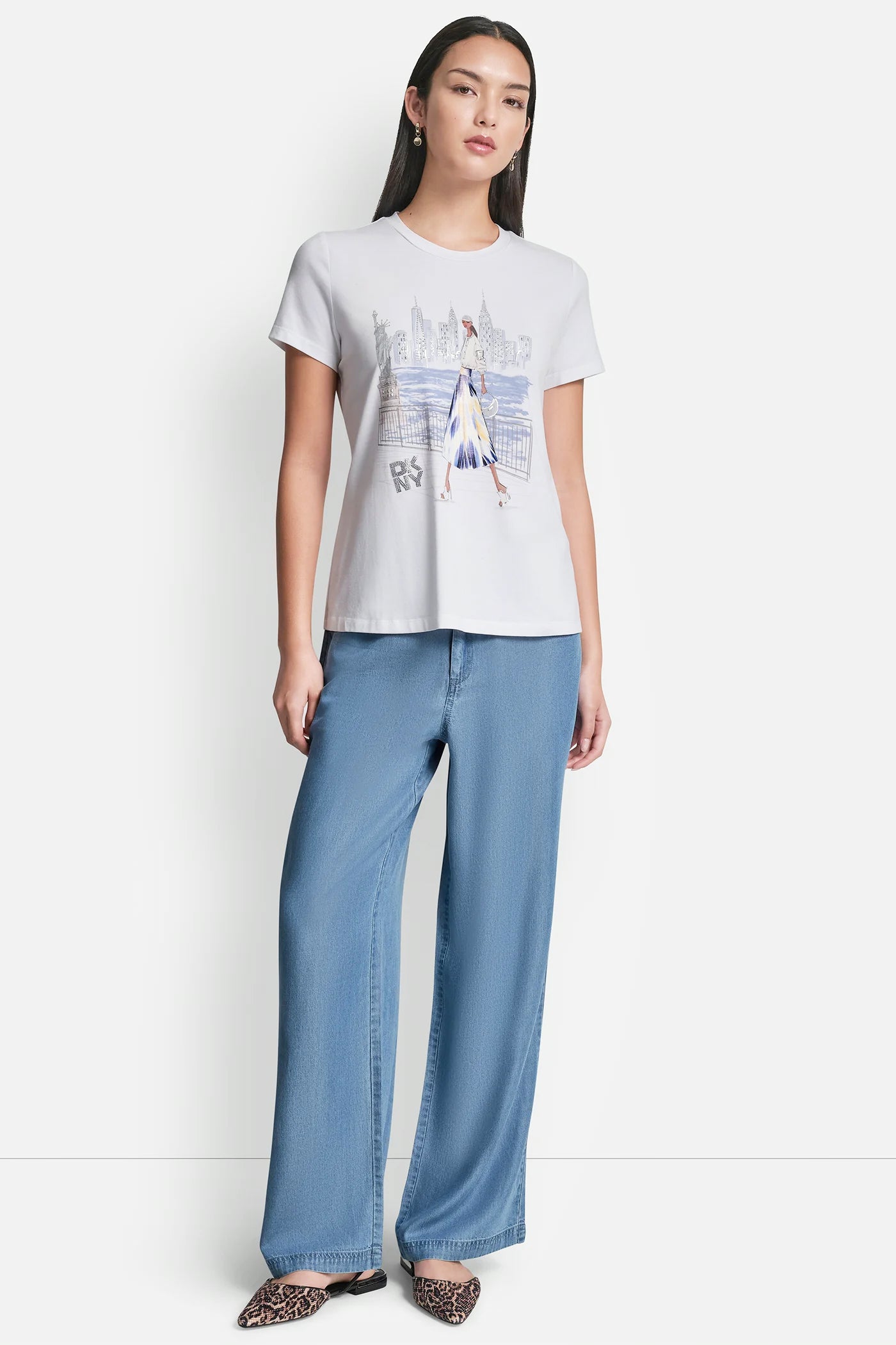 STATUE OF LIBERTY CONVERSATIONAL T-SHIRT - Image 2