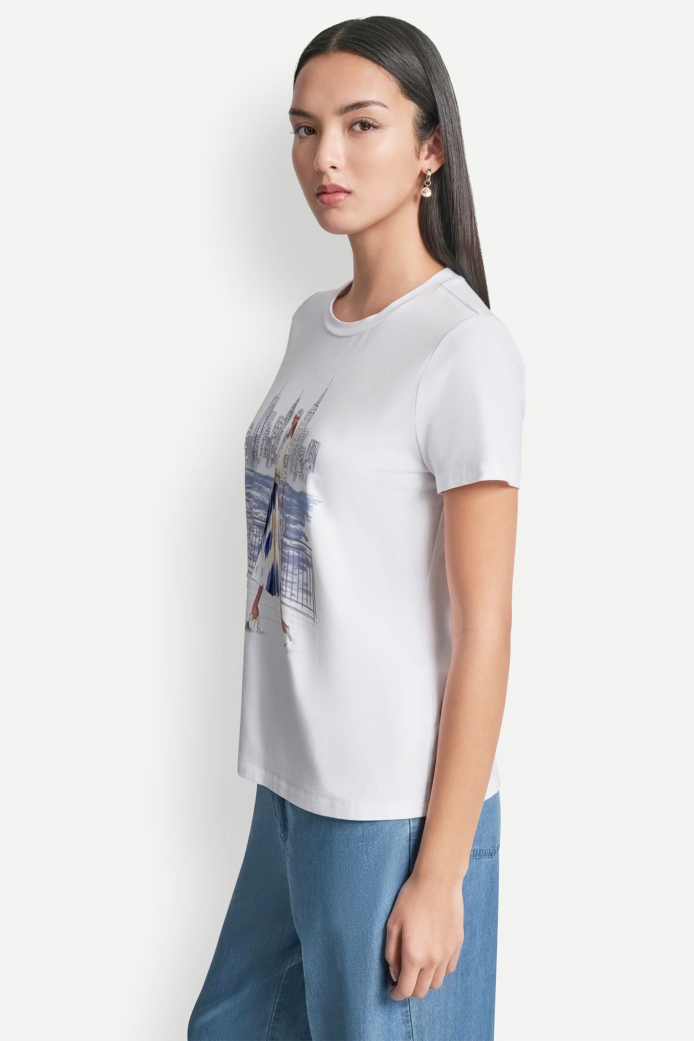 STATUE OF LIBERTY CONVERSATIONAL T-SHIRT - Image 5