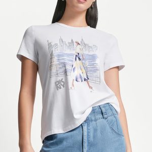 STATUE OF LIBERTY CONVERSATIONAL T-SHIRT