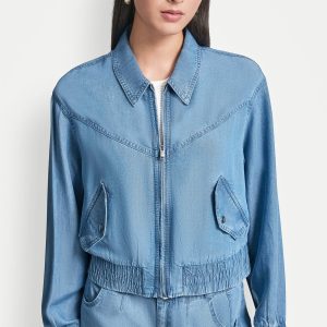 TENCEL BOMBER JACKET