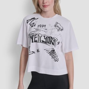 1989 NOTEBOOK SCRIBBLE GRAPHIC TEE