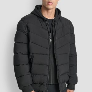 STRETCH BOMBER JACKET