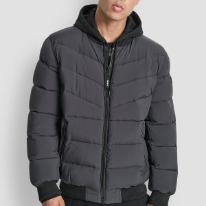 STRETCH BOMBER JACKET
